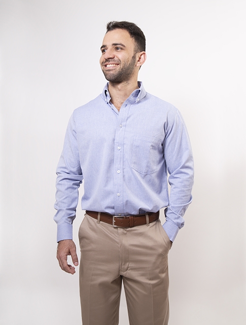 Camisa Manga Larga Oxford 1a