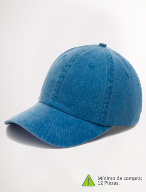 gorra deslavada turquesa